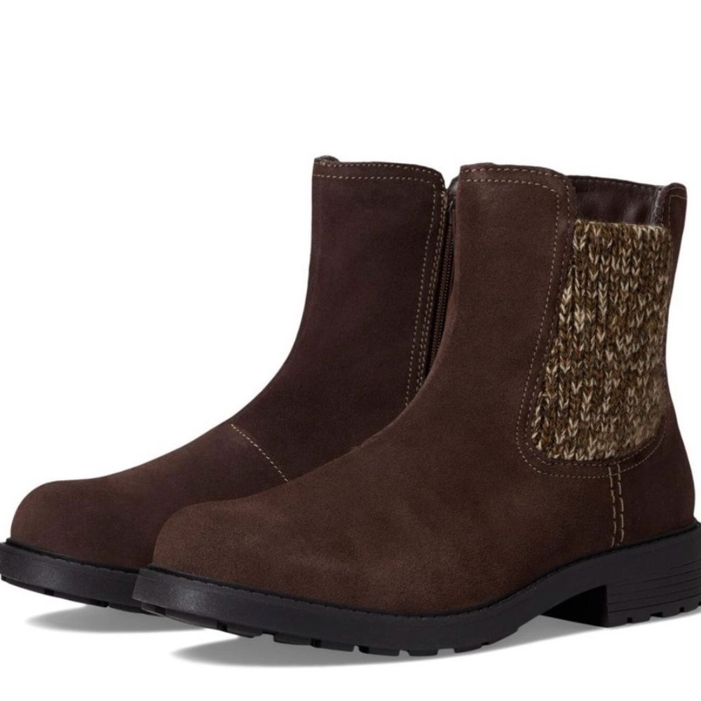 Clarks Opal Sky Women's Boots Dark Brown Suede Size 9.5